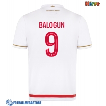 Fotballdrakt Herre AS Monaco Folarin Balogun #9 Hjemmedrakt 2025-26 Kortermet